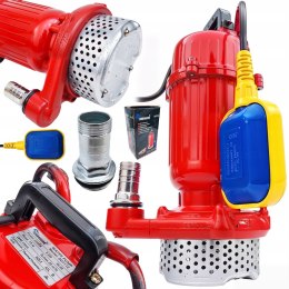 POMPA DO WODY BRUDNEJ CZYSTEJ ZANURZENIOWA PŁYWAK SITO SZAMBA SCIEKÓW 3350W