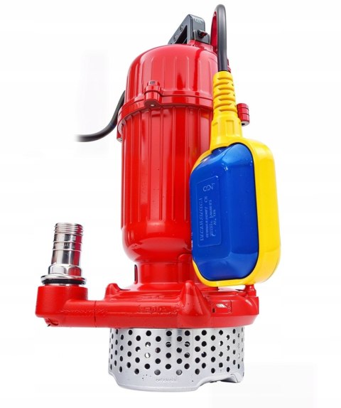 POMPA DO WODY BRUDNEJ CZYSTEJ ZANURZENIOWA PŁYWAK SITO SZAMBA SCIEKÓW 3350W