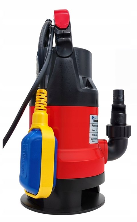 POMPA ZATAPIALNA DO WODY CZYSTEJ BRUDNEJ DESZCZÓWKI z PŁYWAKIEM 3150W mocna