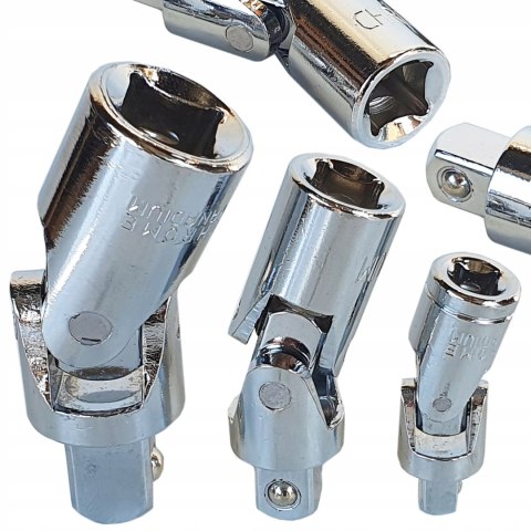 PRZEGUB KULOWY KULISTY UDAROWY NASADKI 1/2 1/4 3/8