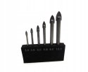 WIERTŁA DO SZKŁA GLAZURY KAFELEK CERAMIKI ZESTAW WIERTEŁ W WALIZCE WIERTŁO