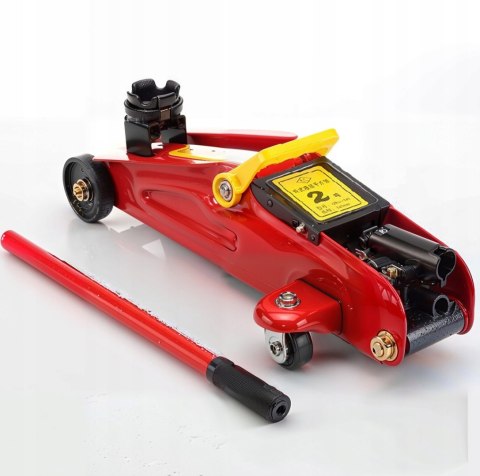 ŻABA PODNOŚNIK SAMOCHODOWY HYDRAULICZNY LEWAREK 2T NISKOPROFILOWY + GUMA