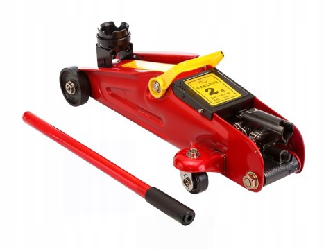 ŻABA PODNOŚNIK SAMOCHODOWY HYDRAULICZNY LEWAREK 2T NISKOPROFILOWY + GUMA