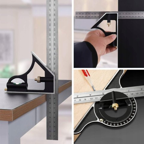 KĄTOMIERZ KĄTOWNIK WIELOFUNKCYJNY STOLARSKI 300 MM