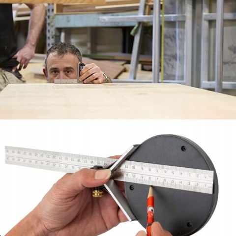 KĄTOMIERZ KĄTOWNIK WIELOFUNKCYJNY STOLARSKI 300 MM