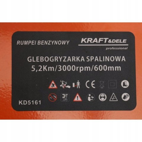 NNNN GLEBOGRYZARKA SPALINOWA KULTYWATOR 5,2KM 60CM