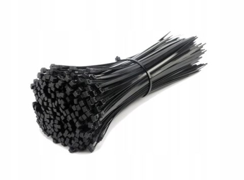 OPASKI ZACISKOWE NYLONOWE 2,5x200mm 100szt. ODPORNE NA UV