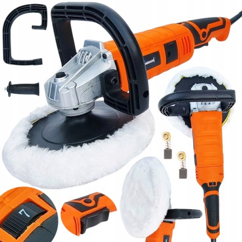 Polerka Samochodowa Oscylacyjna Do Lakieru Z Regulacją Obrotów Wydajna 2700