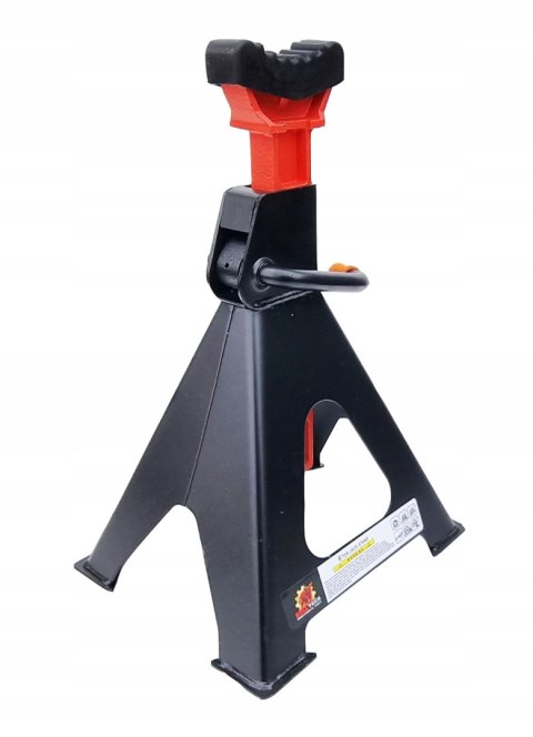 2x KOBYŁKI 6T PODSTAWKI PODPORY Z BLOKADĄ GUMĄ PIN MOCNE 6 TON REGULOWANE