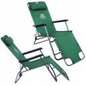 LEŻAK OGRODOWY ROZKŁADANY KRZESŁO LEŻAKI MEBLE OGRODOWE SKŁADANY FOTEL 4KOL
