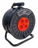 PRZEDŁUŻACZ BĘBNOWY BUDOWLANY DO OGRODU 50M 3x2,5 KABEL LISTWA NA BĘBNIE CE