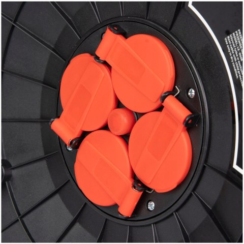 PRZEDŁUŻACZ NA BĘBNIE 3x2,5 50m BĘBNOWY BUDOWLANY ZWIJAK OGRODOWY