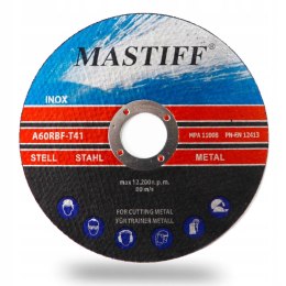 TARCZE DO SZLIFOWANIA METALU 125/6 mm MASTIFF