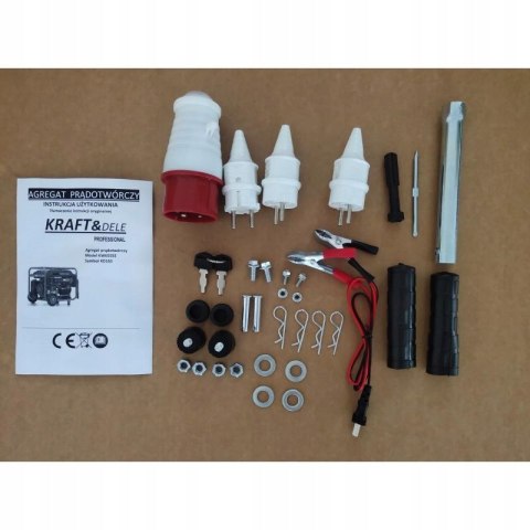 AGREGAT PRĄDOTWÓRCZY GENERATOR PRĄDU 380V 5500 W