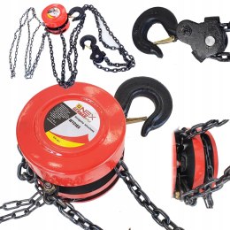 Ł 1T WCIĄGARKA ŁAŃCUCHOWA RĘCZNA WYCIĄGARKA 1 TONA