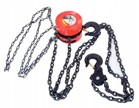 Ł 1T WCIĄGARKA ŁAŃCUCHOWA RĘCZNA WYCIĄGARKA 1 TONA