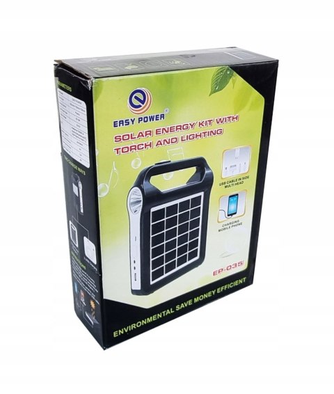 LATARKA LAMPA MOCNA AKUMULATOR POWERBANK SOLARNA