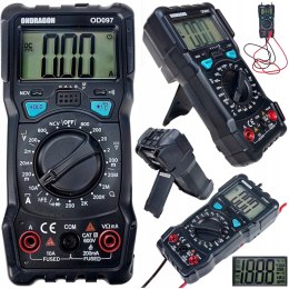 MIERNIK MULTIMETR CYFROWY ELEKTRYCZNY MIERNIK PRĄDU LCD TESTER PROFESIONAL