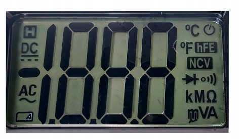 MIERNIK MULTIMETR CYFROWY ELEKTRYCZNY MIERNIK PRĄDU LCD TESTER PROFESIONAL