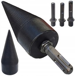 ŚWIDER ROZŁUPYWANIA DREWNA WIERTŁO STOŻKOWE 45 mm