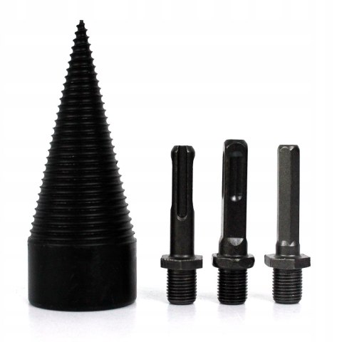 ŚWIDER ROZŁUPYWANIA DREWNA WIERTŁO STOŻKOWE 45 mm