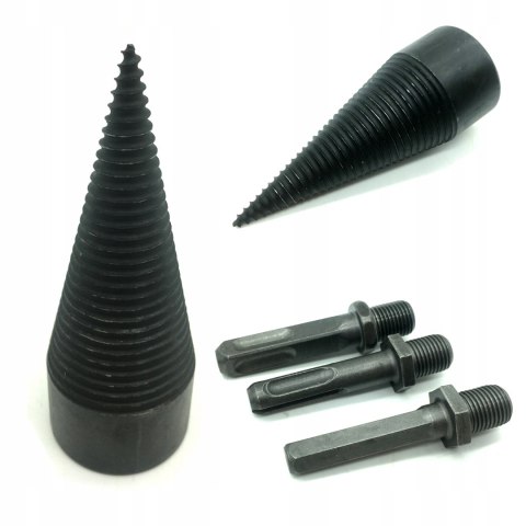 ŚWIDER ROZŁUPYWANIA DREWNA WIERTŁO STOŻKOWE 45 mm