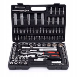 ZESTAW KLUCZY NASADOWYCH 108 ELEMENTÓW WALIZKA