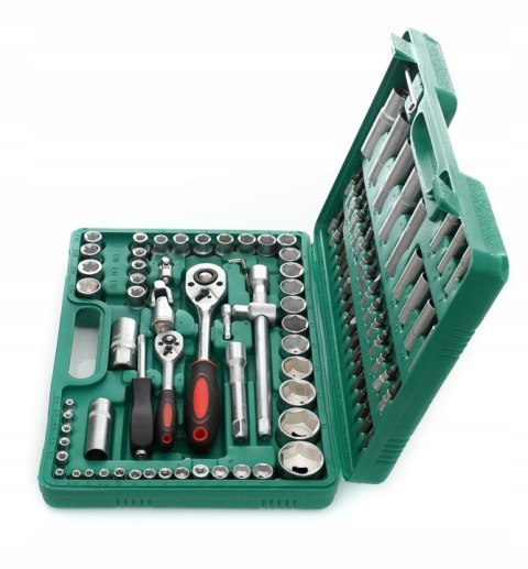 ZESTAW KLUCZY NASADOWYCH 108 ELEMENTÓW WALIZKA