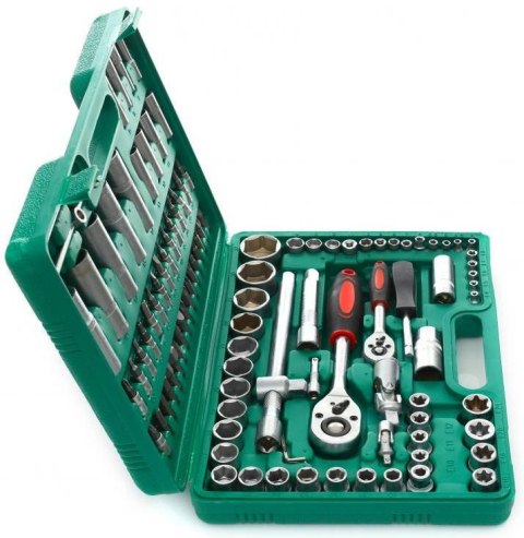 ZESTAW KLUCZY NASADOWYCH 108 ELEMENTÓW WALIZKA