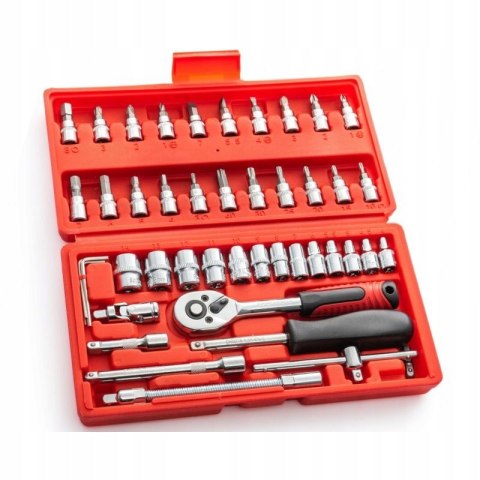 ZESTAW KLUCZY NASADOWYCH KLUCZE NASADOWE BITY 46el