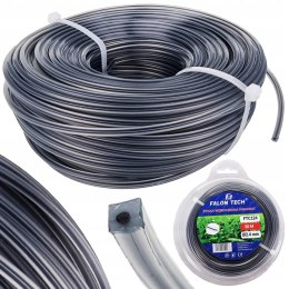 ŻYŁKA TNĄCA DO KOSY WZMACNIANA z DRUTEM 2,4x50m