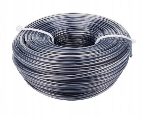 ŻYŁKA TNĄCA DO KOSY WZMACNIANA z DRUTEM 2,4x50m