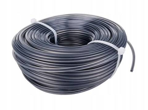 ŻYŁKA TNĄCA DO KOSY WZMACNIANA z DRUTEM 2,4x50m