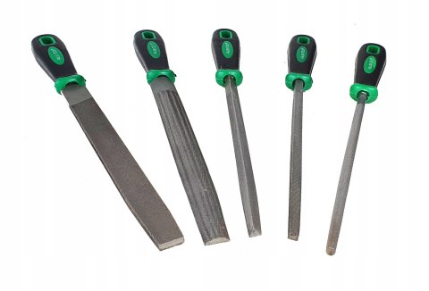 5szt ZESTAW PILNIK ZDZIERAK TARNIK DO METALU 200mm