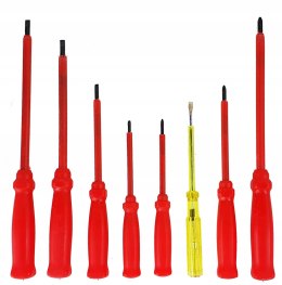 8SZT ZESTAW ŚRUBOKRĘTÓW WKRĘTAKÓW PŁASKI-E KRZYŻAK