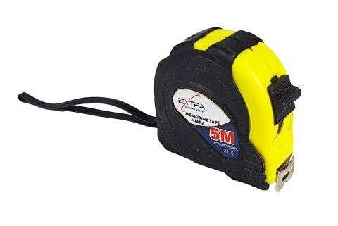 EX MIARKA MIARA ZWIJANA Z BLOKADĄ METRÓWKA 5M 19MM