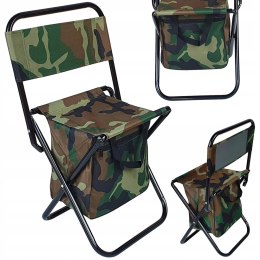 KRZESŁO TURYSTYCZNE WĘDKARSKIE SKŁADANE FOTEL MORO