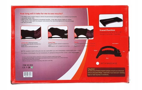 MASAŻER PRZYRZĄD DO ROZCIĄGANIA PLECÓW AKUPRESURA