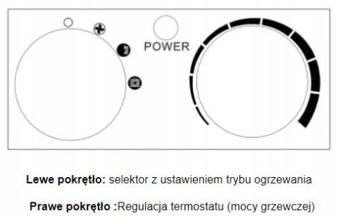 NAGRZEWNICA ELEKTRYCZNA 2,5KW FARELKA GRZEJNIK 230