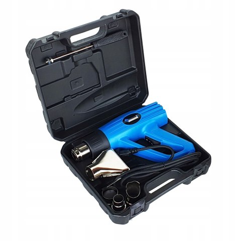 OPALARKA ELEKTRYCZNA 2000W 2 BIEGI 4 DYSZE WALIZKA