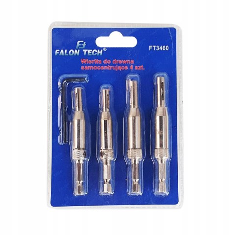 WIERTŁA SAMOCENTRUJĄCE DO ZAWIASÓW DREWNA HSS 4szt