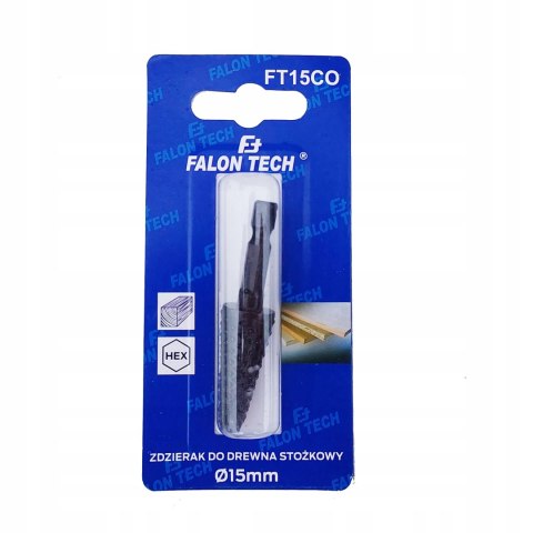 ZDZIERAK STOŻKOWY FREZ TARNIK DO DREWNA 15MM