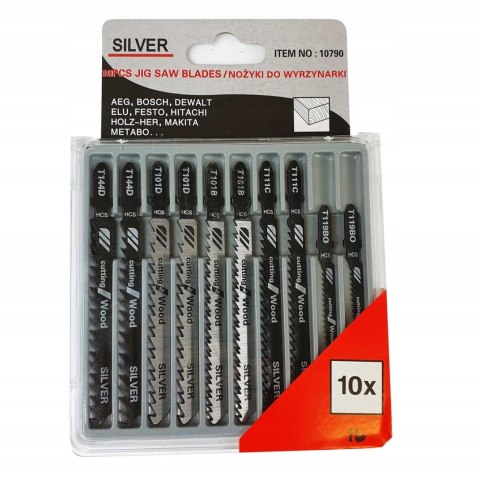 ZESTAW 10 NOŻYKÓW NOŻYKI DO WYRZYNARKI BRZESZCZOTY