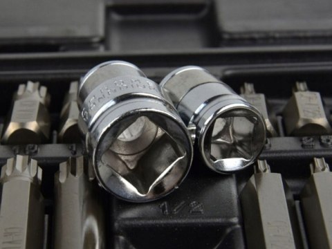 ZESTAW BITÓW KLUCZY IMBUS SPLINE TORX 40 el BITY