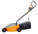KOSIARKA ELEKTRYCZNA DO TRAWY DUŻA MOC 2500W KOSZ 30L 32CM ZWINNA LEKKA