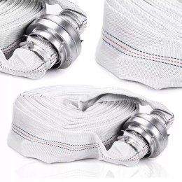 WĄŻ STRAŻACKI DO SZAMBA BRUDNEJ WODY 2 cale 52mm 20m SZYBKOZŁĄCZA DO POMPY