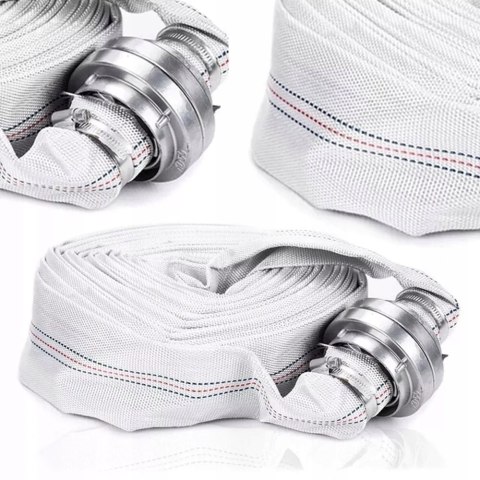 WĄŻ STRAŻACKI DO SZAMBA BRUDNEJ WODY 2 cale 52mm 20m SZYBKOZŁĄCZA DO POMPY