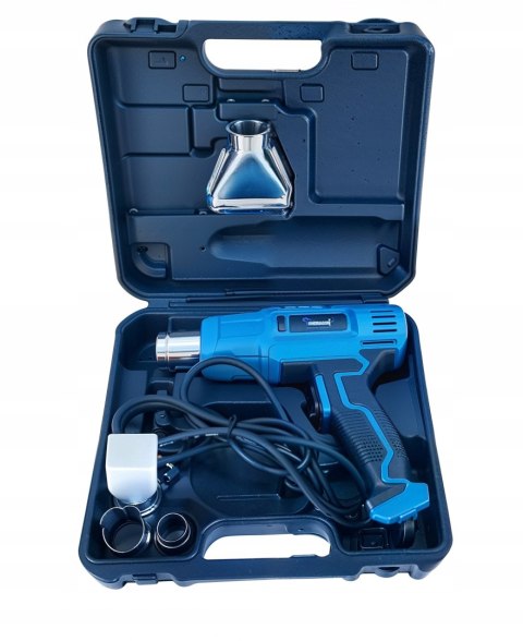 OPALARKA ELEKTRYCZNA 2 BIEGI REGULACJA 2300W 4 DYSZE WALIZKA 600C MOCNA