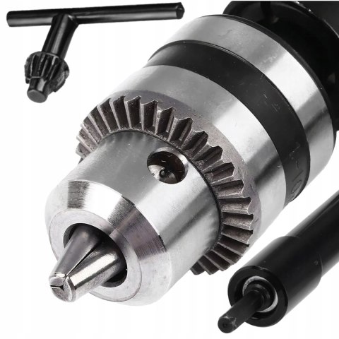 ADAPTER PRZYSTAWKA KĄTOWA UCHWYT NASADKA DO WIERTARKI POD KĄTEM + KLUCZYK