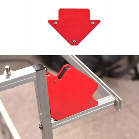 KĄTOWNIK MAGNETYCZNY SPAWALNICZY ZESTAW 6 SZT. WYTRZYMAŁCH KĄTOWNIKÓW 45 90